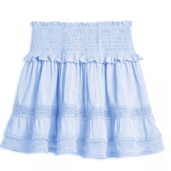 Katie J NYC Other - Katie J NYC TWEEN LARA SOLID LACE TRIM RUFFLE SKIRT SIZE SMALL